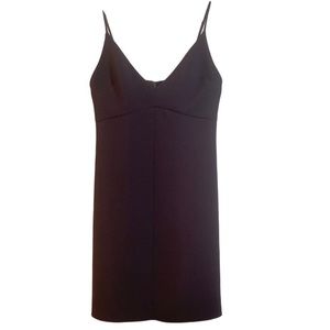 Aritzia Wilfred Eggplant Purple Dress w/ adjustable straps & Zip up back Size 0